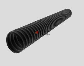 Спиральновитая Труба Металлическая (ГСМТ) 2,5; 1500, Zn 6ОН HDPE(2) 